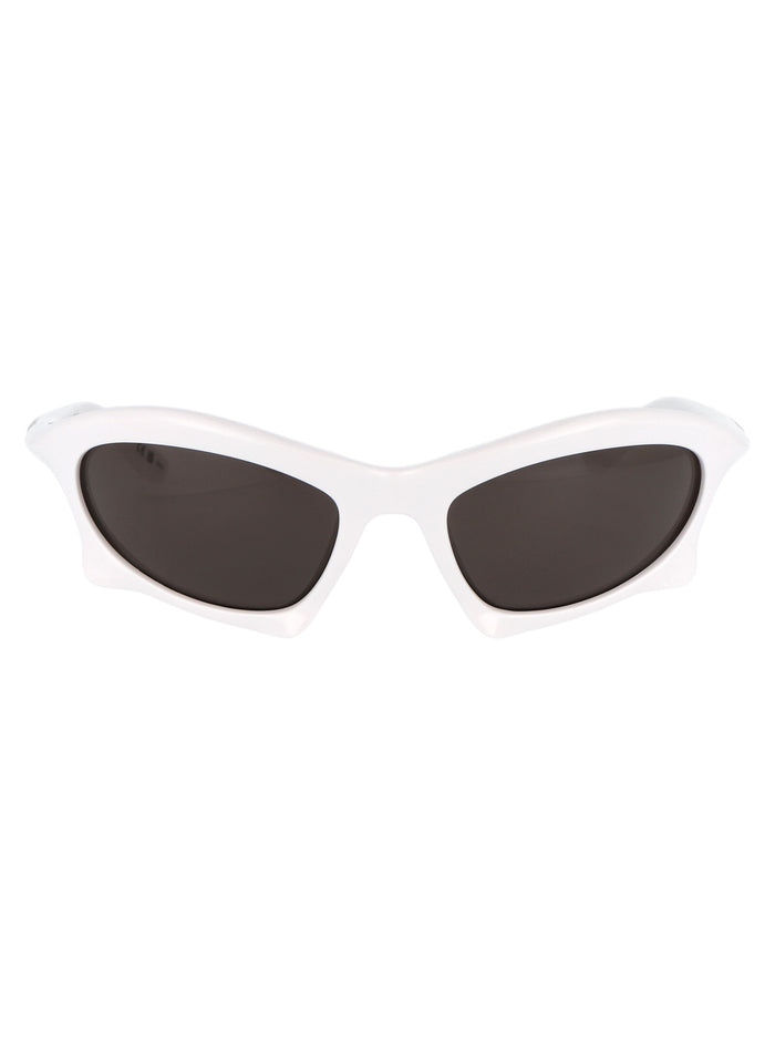 Bb0229s 004 White Grey Acetate Sunglasses
