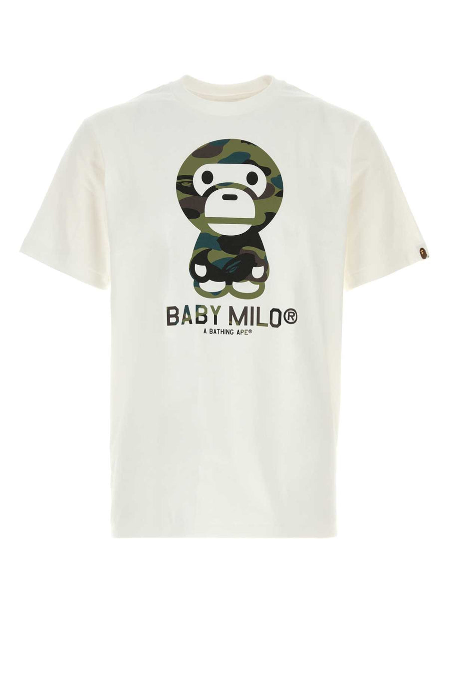 Bape Camo 100% Cotton t-shirt in white