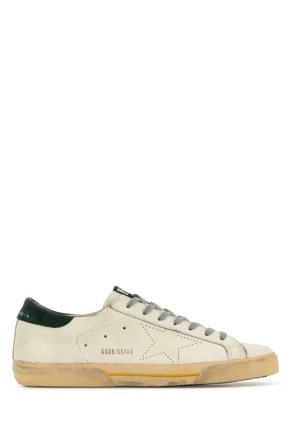 Whitegreen Cow Leather Sneaker