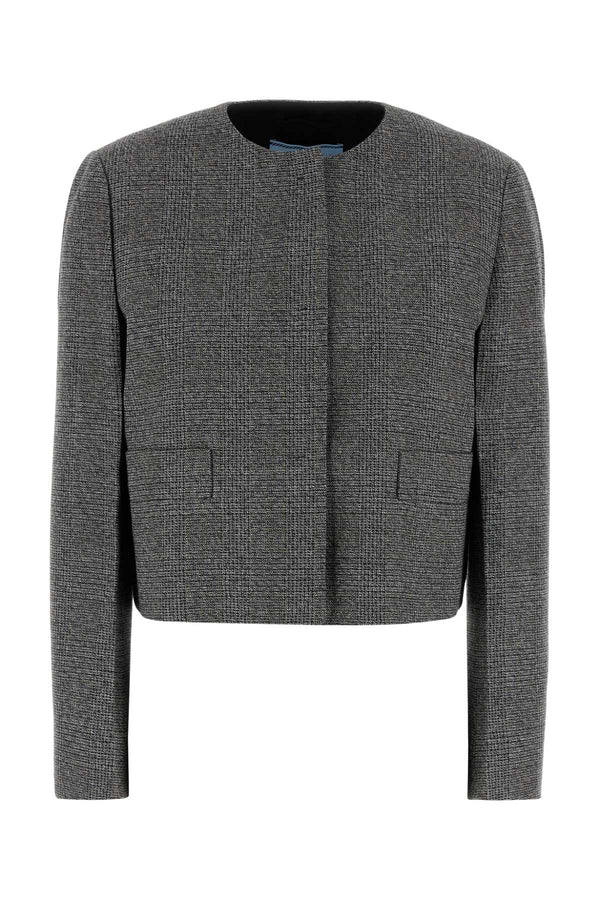 Prada 51% Cotton blazer in gray