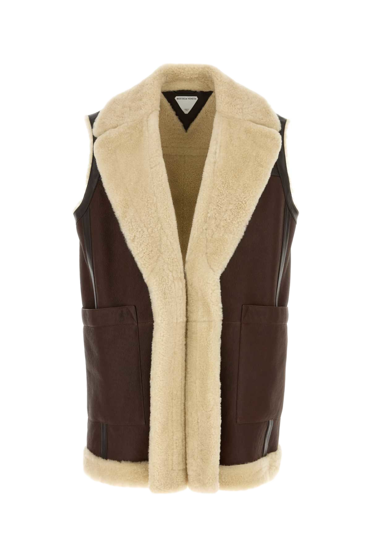 Brown Leather Vest Brownbirch Giacche E Gilet