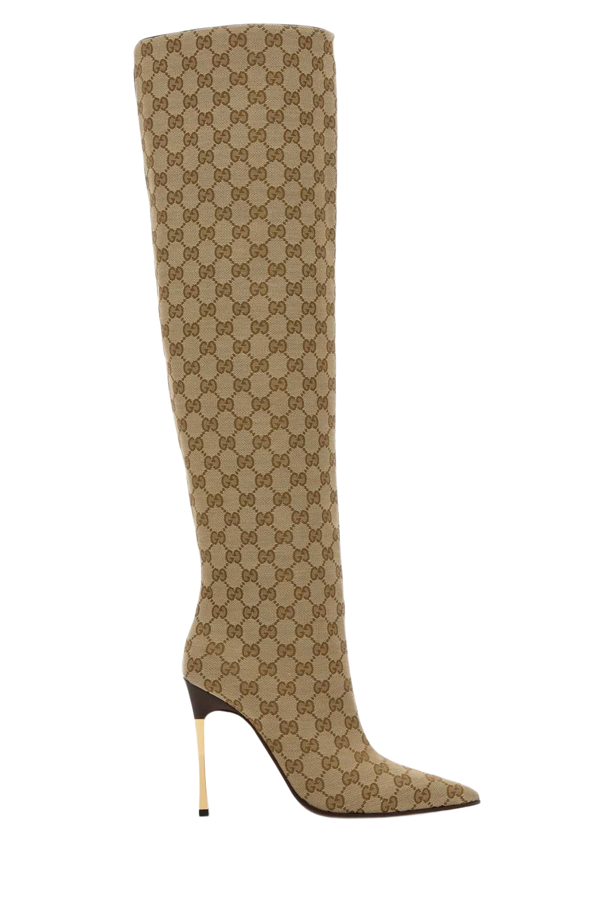 Gg Fabric Boots Vintagesand Stivali
