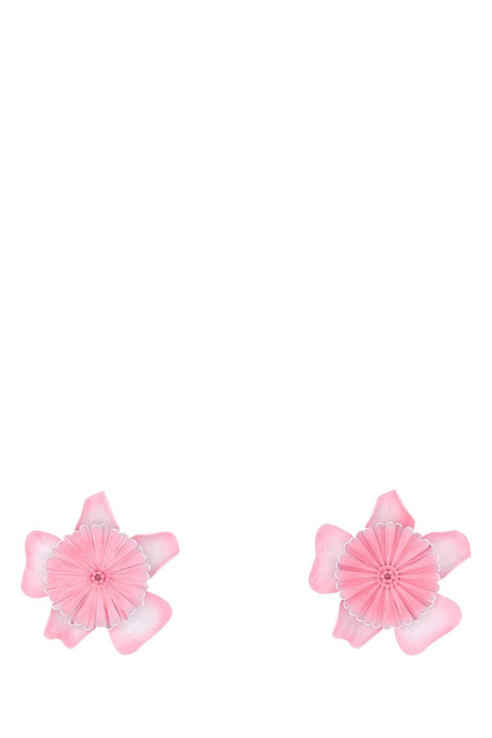 Pink Metal Chloã© Bloom Earrings Fuchsiapink Exterior: Orecchini