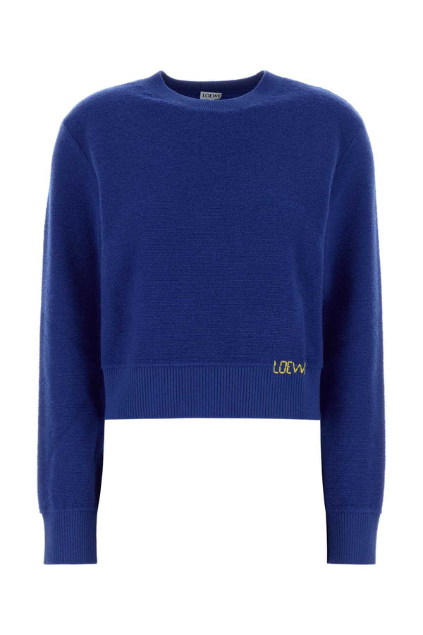 Indigo Blue Exterior: Wool Sweater