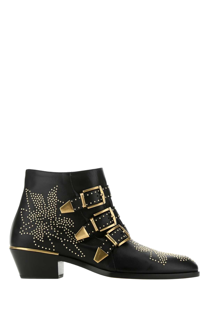Embellished Nappa Leather Susanna Ankle Boots 0zy Stivali