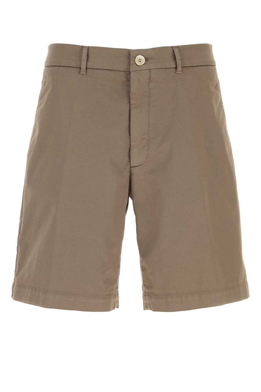 Brunello Cucinelli 97% Cotton bermuda shorts in beige