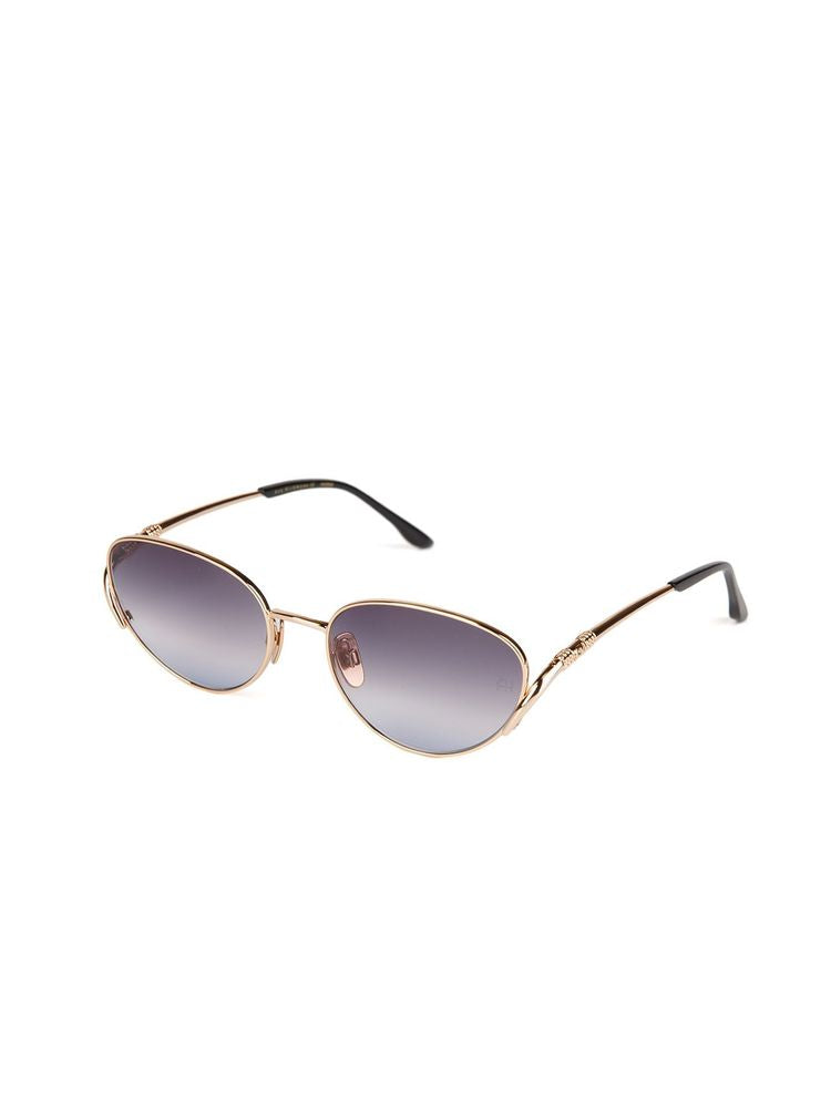 Ana Hickmann AH3354 Metal frame sunglasses in gold — view 2