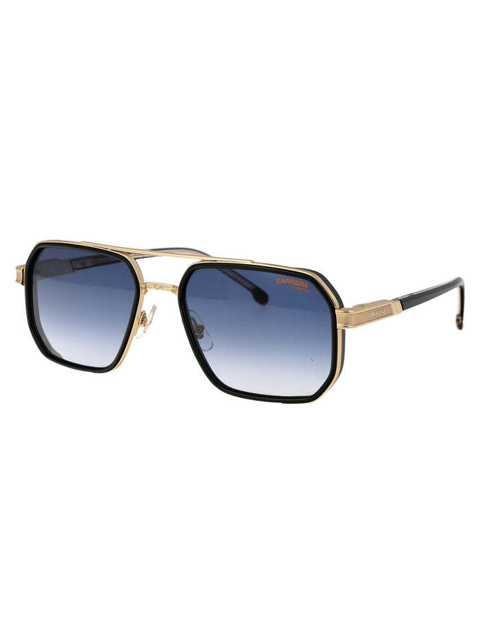 Carrera 1069-S Black Gold Stainless Steel Sunglasses