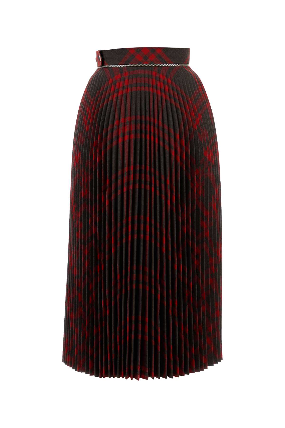 Embroidered Jersey Skirt Lochipcheck Exterior: Polyester Wool Gonne
