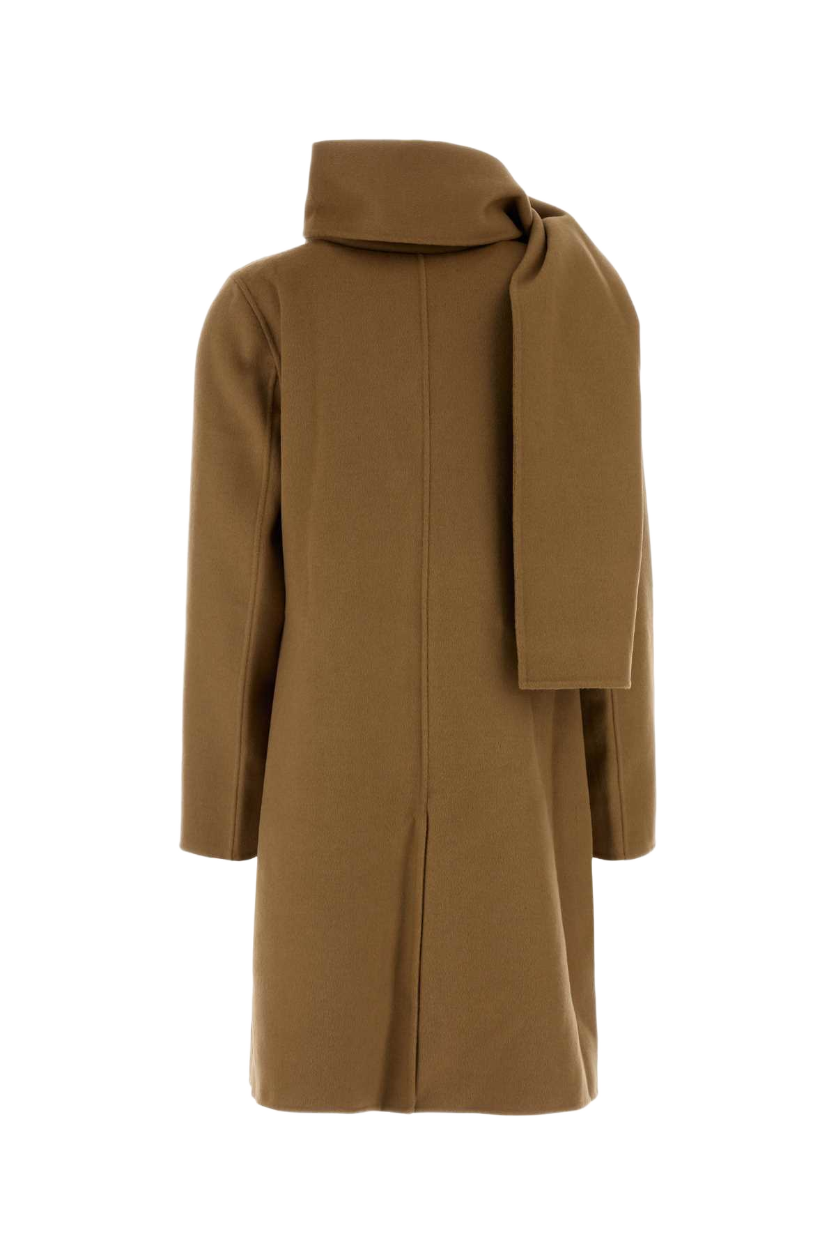 Camel Wool Blend Coat Dkcamel Cappotti