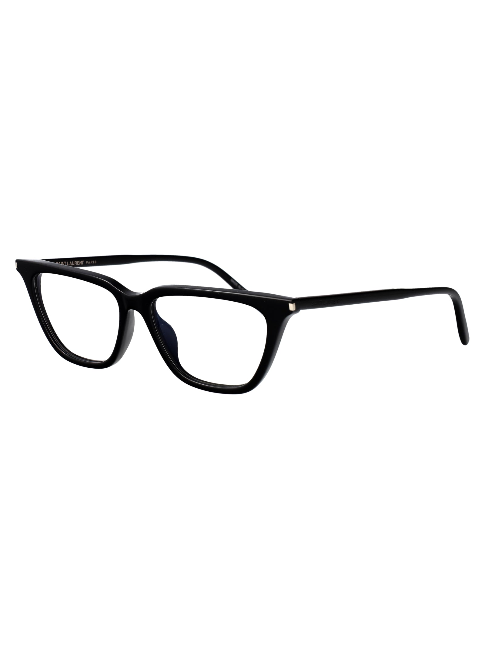 Sl 889 Sulpice Thin Opt 001 Black-black-transparent Acetate Optical