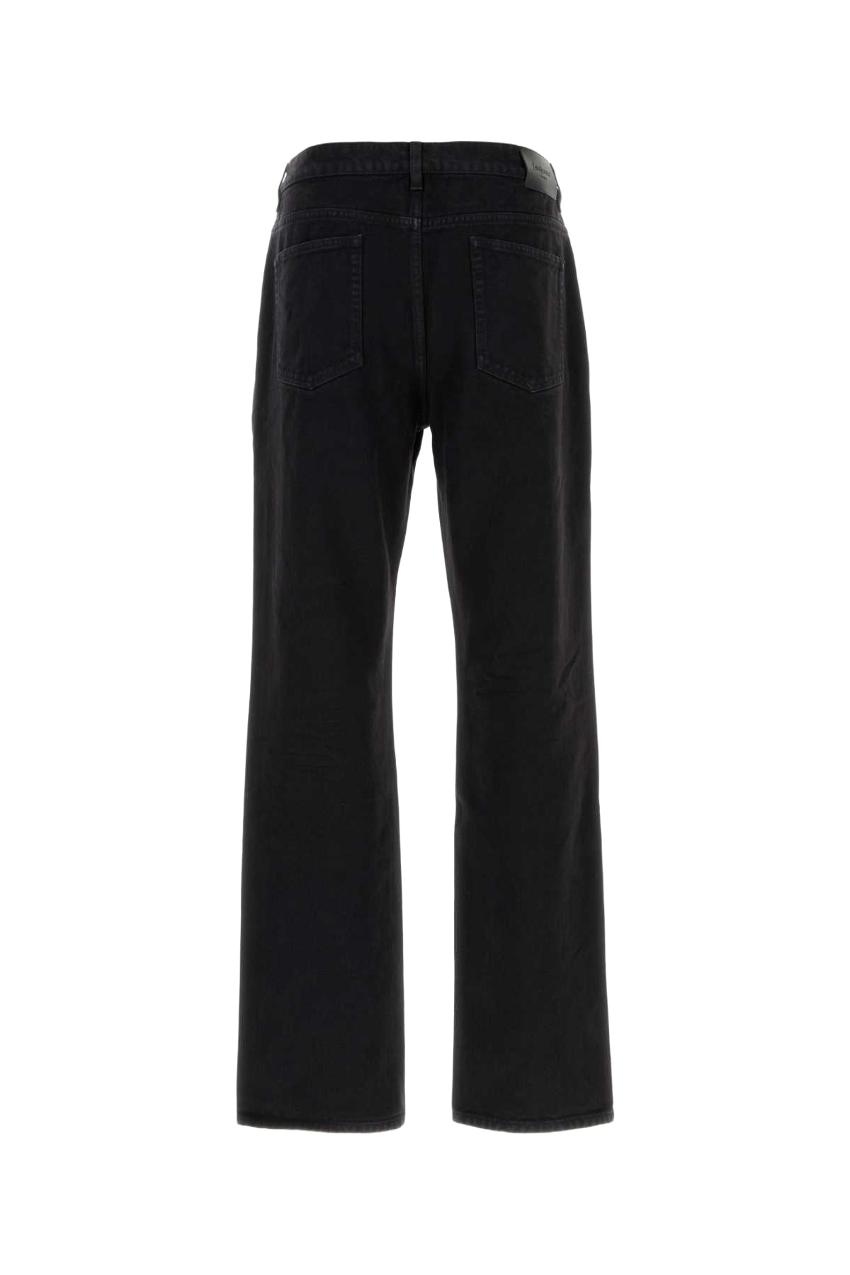 Black Denim Jeans Midnightblack Exterior: Cotton