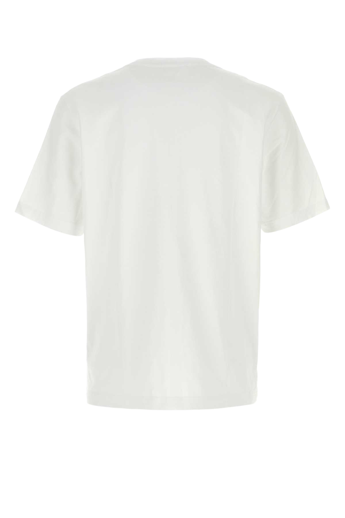 White Cotton T-Shirt Exterior: Organic