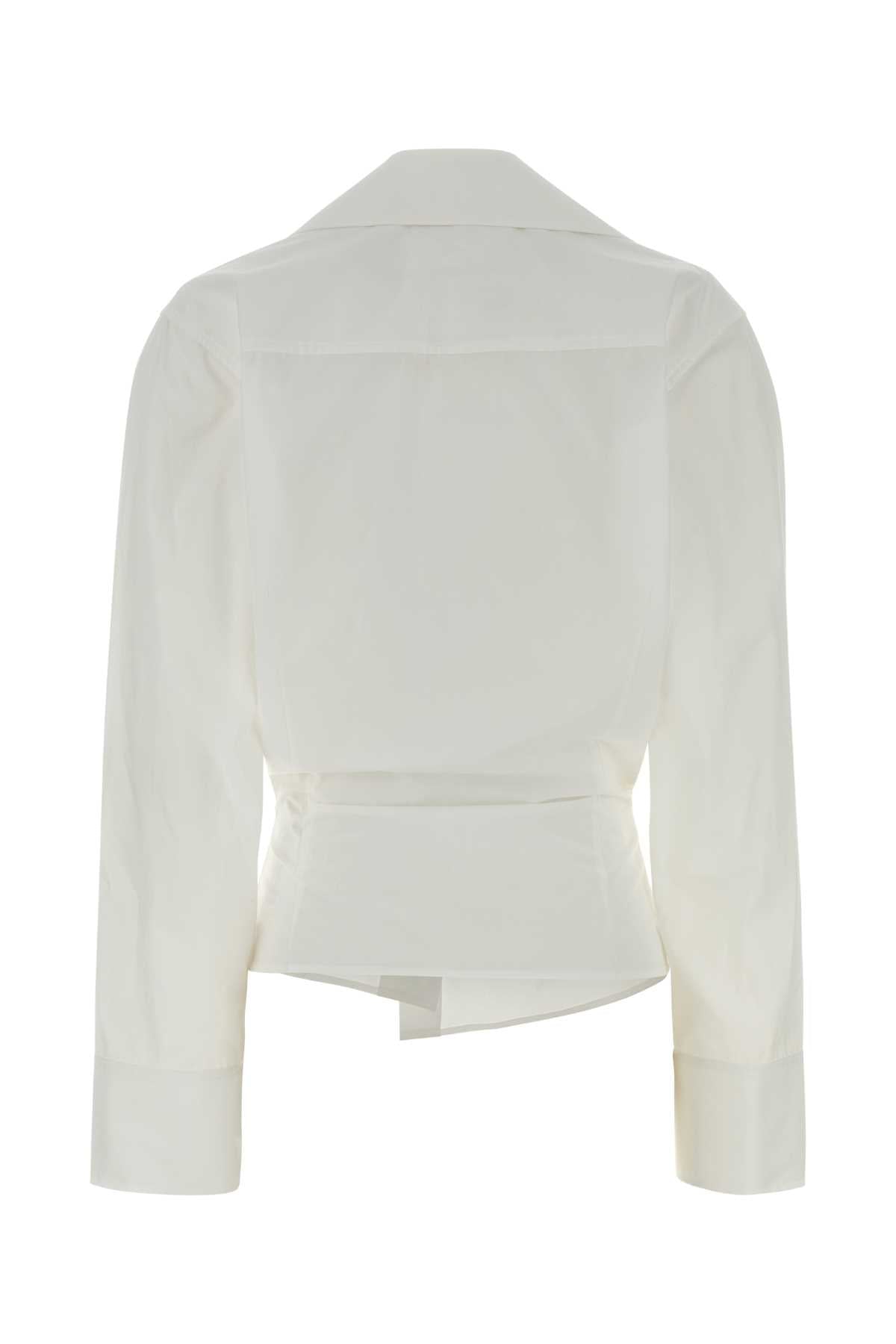 White Poplin Shirt Camicie