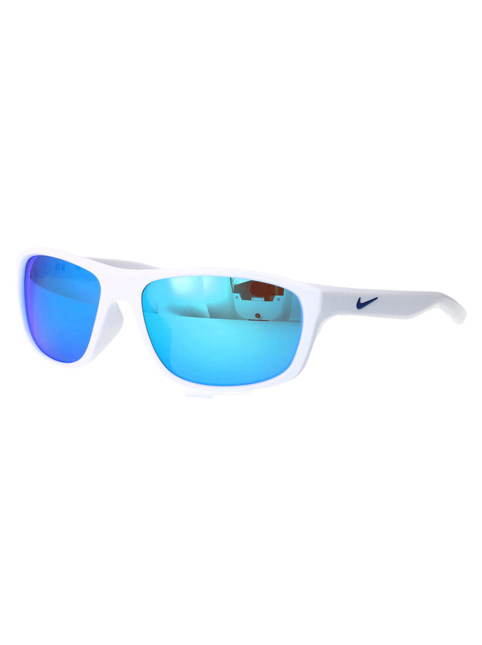 Fd1817 100 White/blue Mirror Acetate Sunglasses
