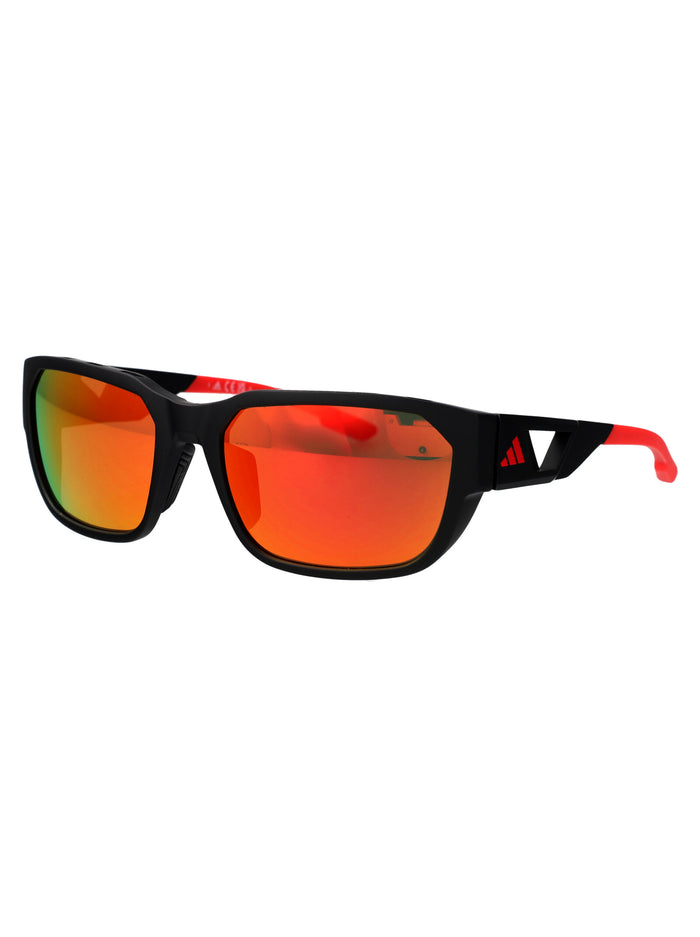 Sp0092 02l Nero Opaco/roviex Specchiato Acetate Sunglasses