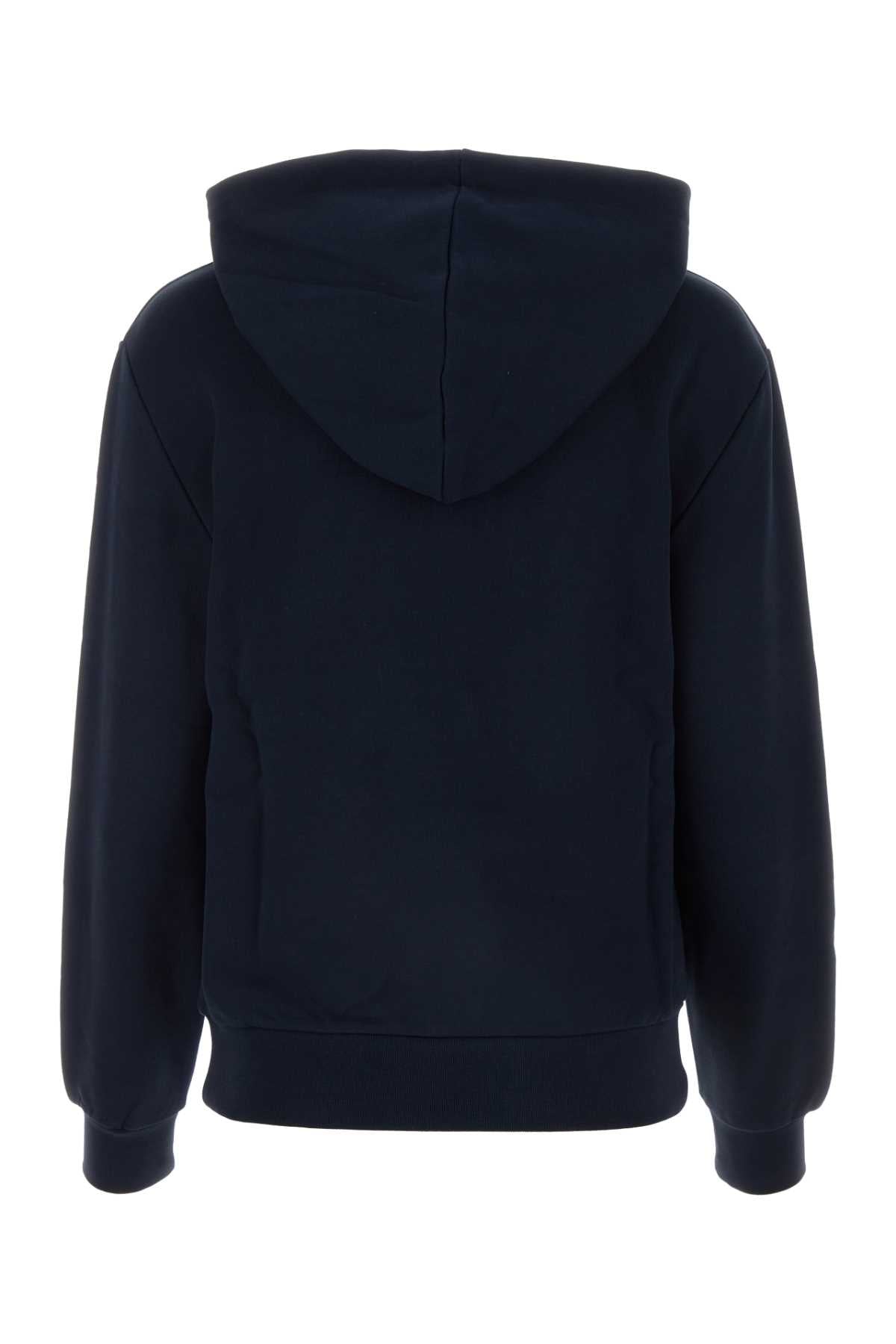 Midnight Blue Cotton Sweatshirt Darknavyecru Coton Biologique Felpe