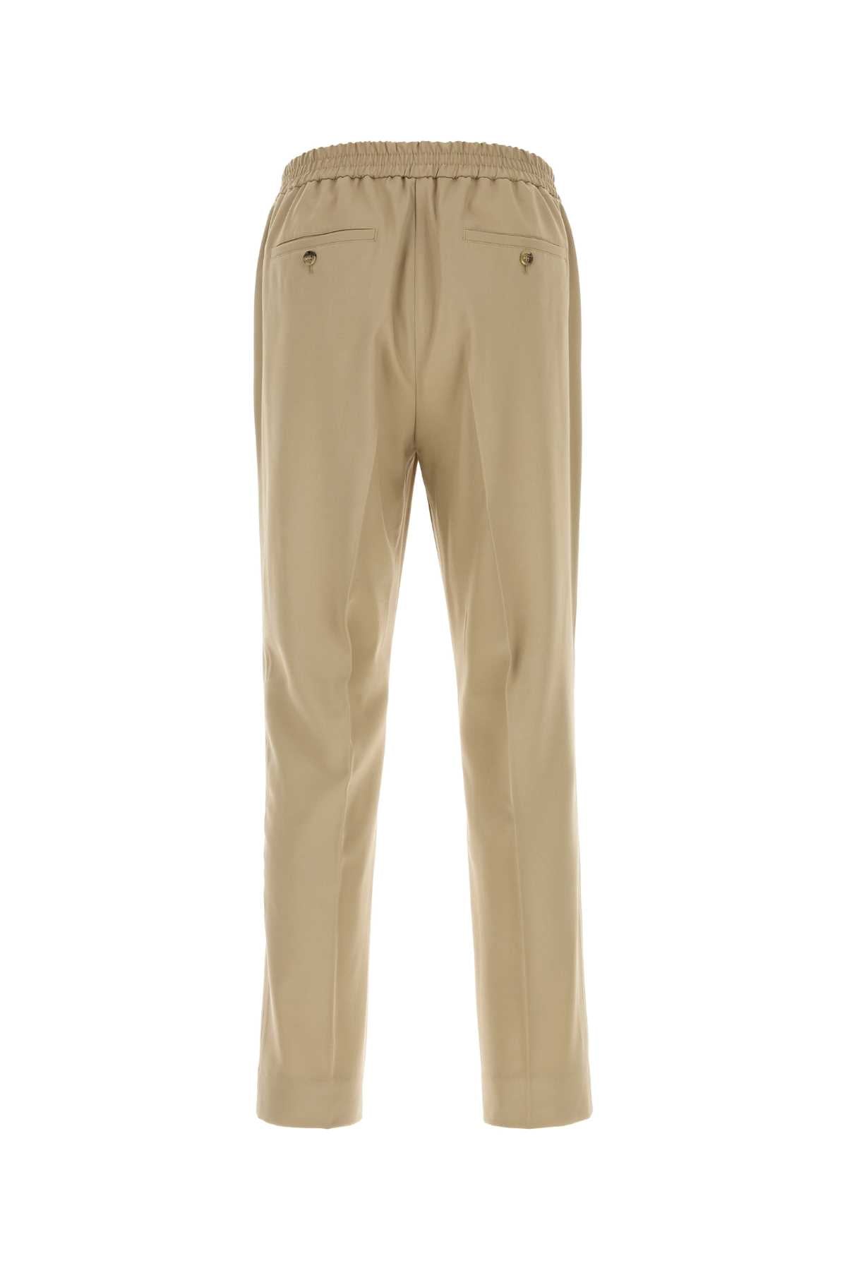 Beigetaupe Exterior: Virgin Wool Pantaloni