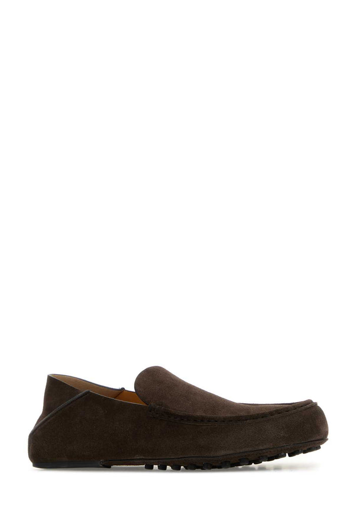 Brown Suede Loafers Testamo Mocassini