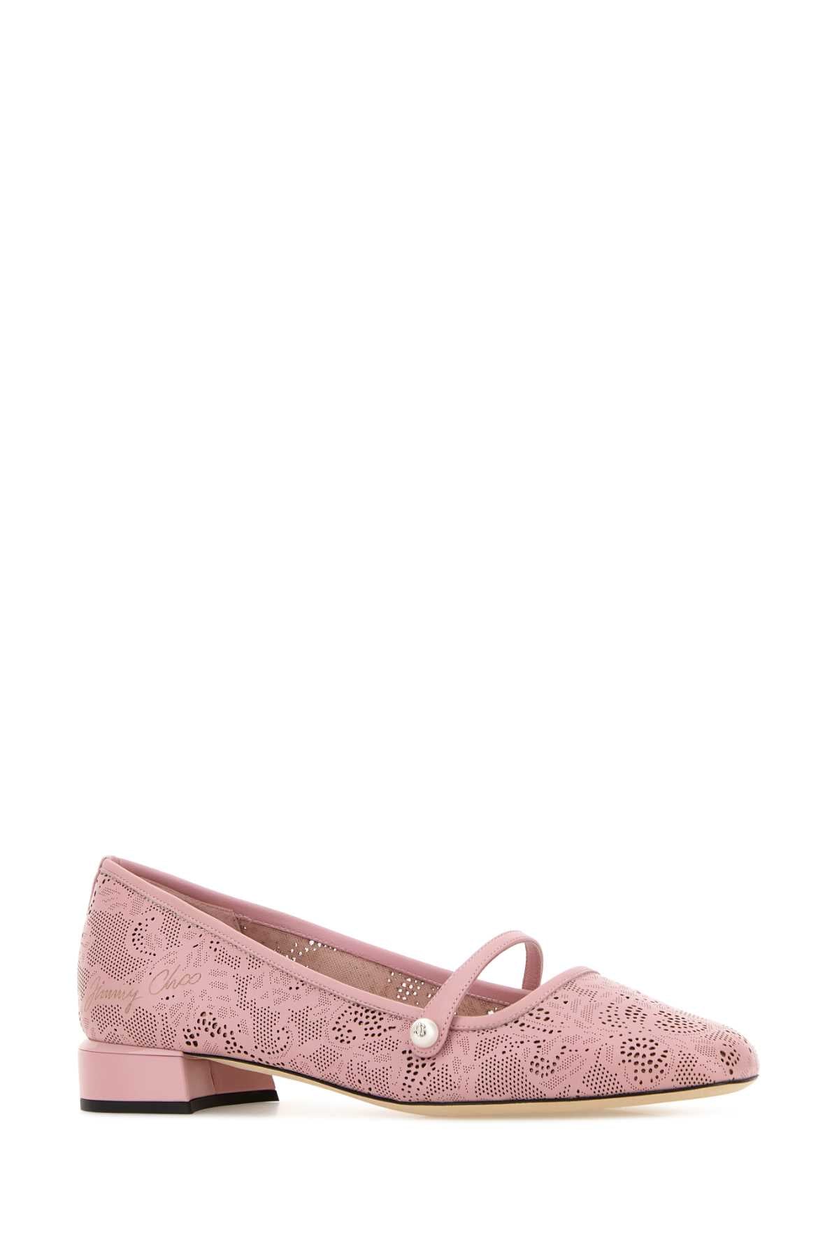 Rose Leather Salpa Metal Plastic Scarpe Con Tacco