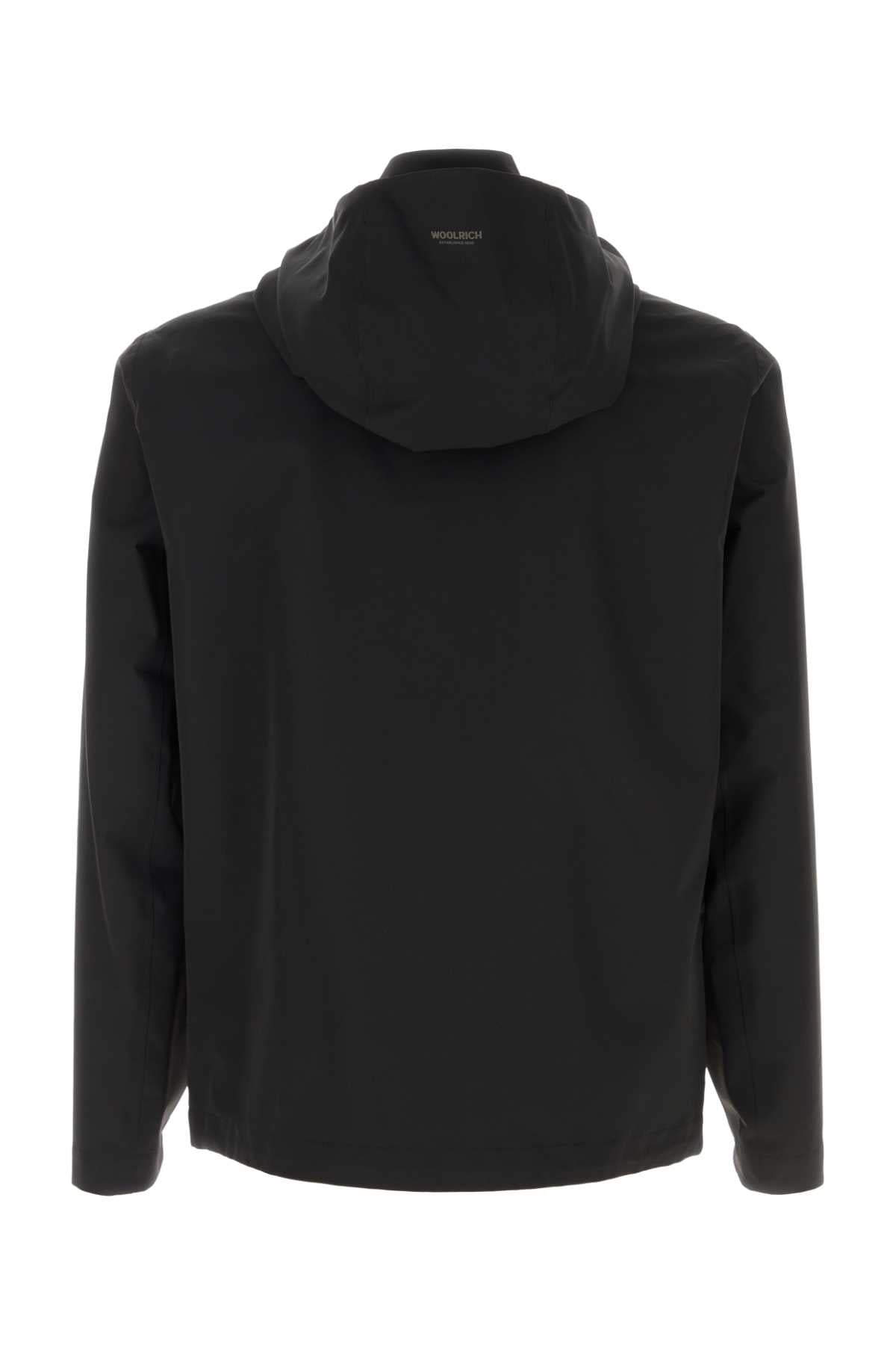 Black Polyester Jacket Exterior: Giubbini