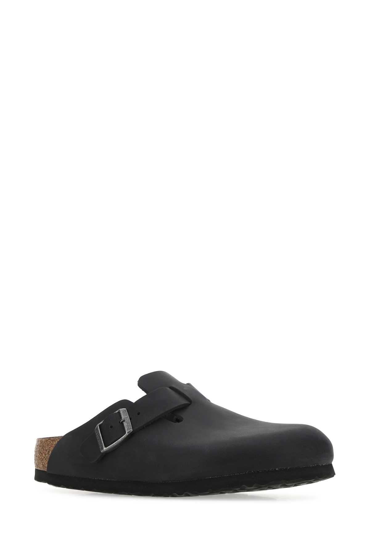 Black Pelle Slippers