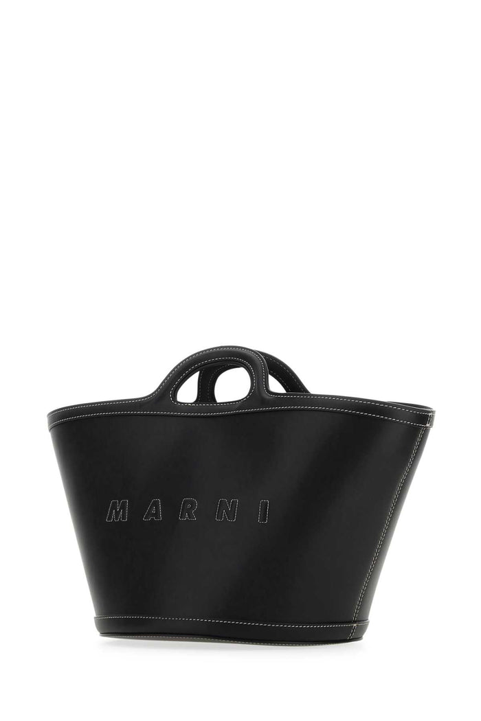 Black Leather Small Tropicalia Handbag 00n99 Borse A Mano