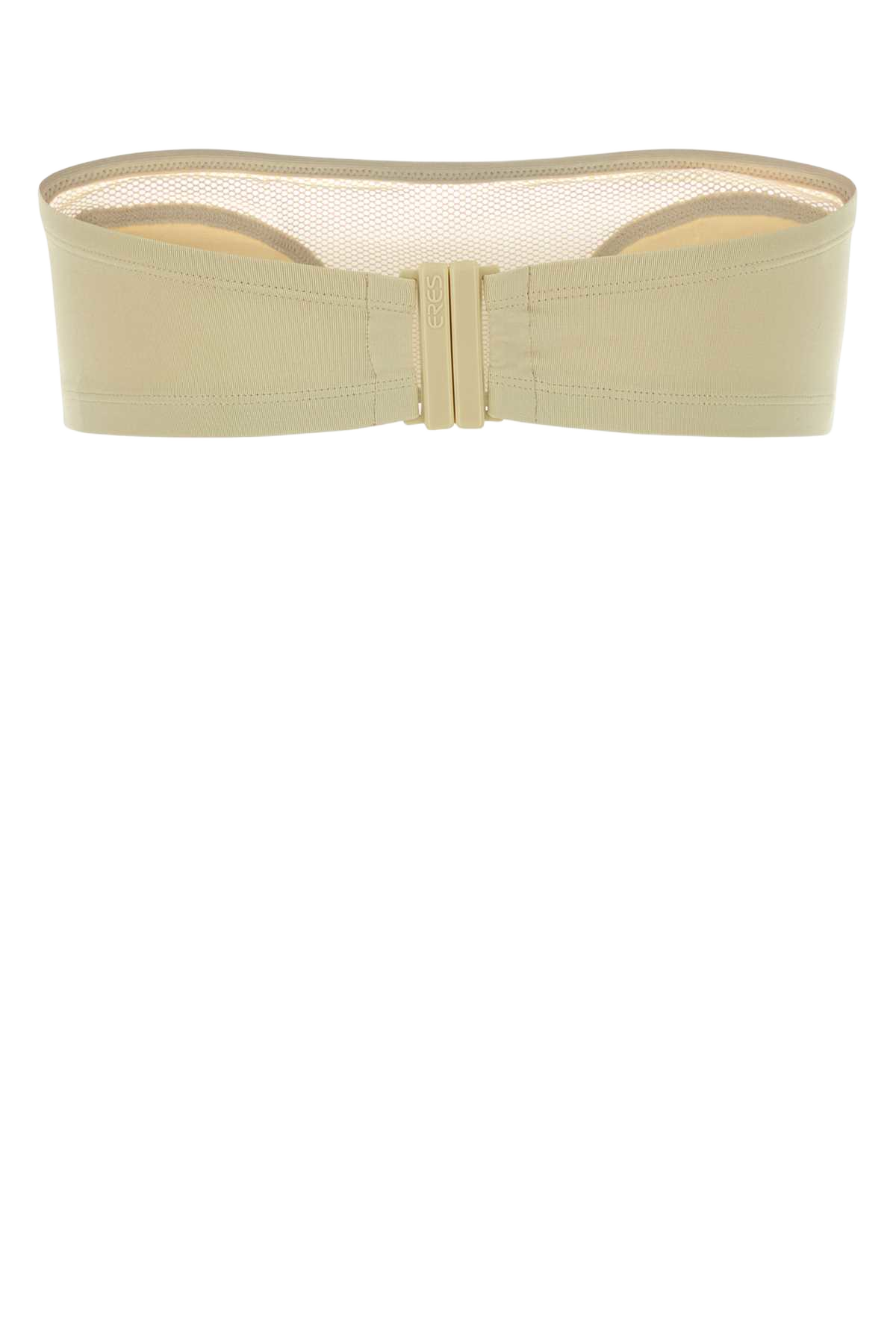 Ivory Stretch Nylon Premiere Bikini Top Panama Costumi Da Bagno