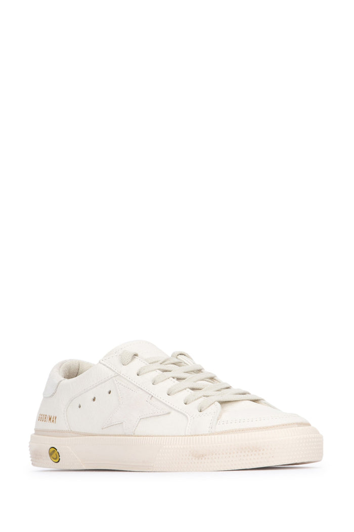 May Nappa Upper Suede Sta Opticwhite Goat Leather Cow Sneaker