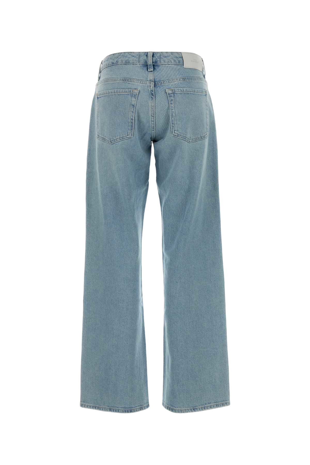 Stretch Denim Jeans Azzurro Exterior: Cotton Elastane