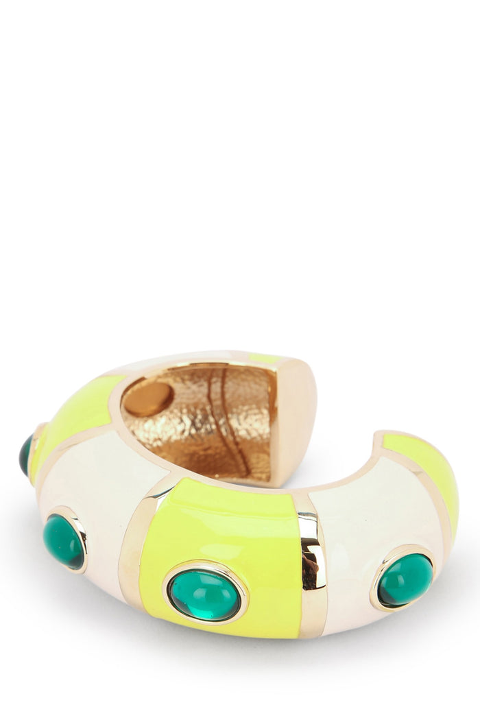 Le Bracelet Rayures Offwhiteyellow Orecchini