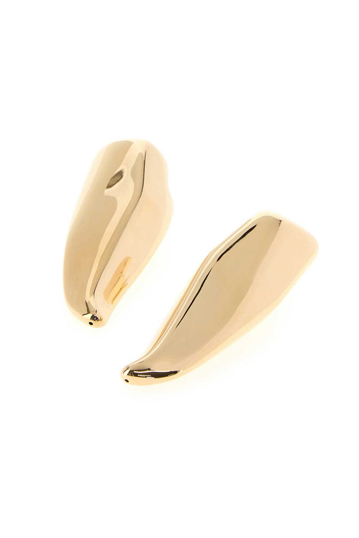 Gold Silver Large Prisma Earrings Silveryellowgold Orecchini