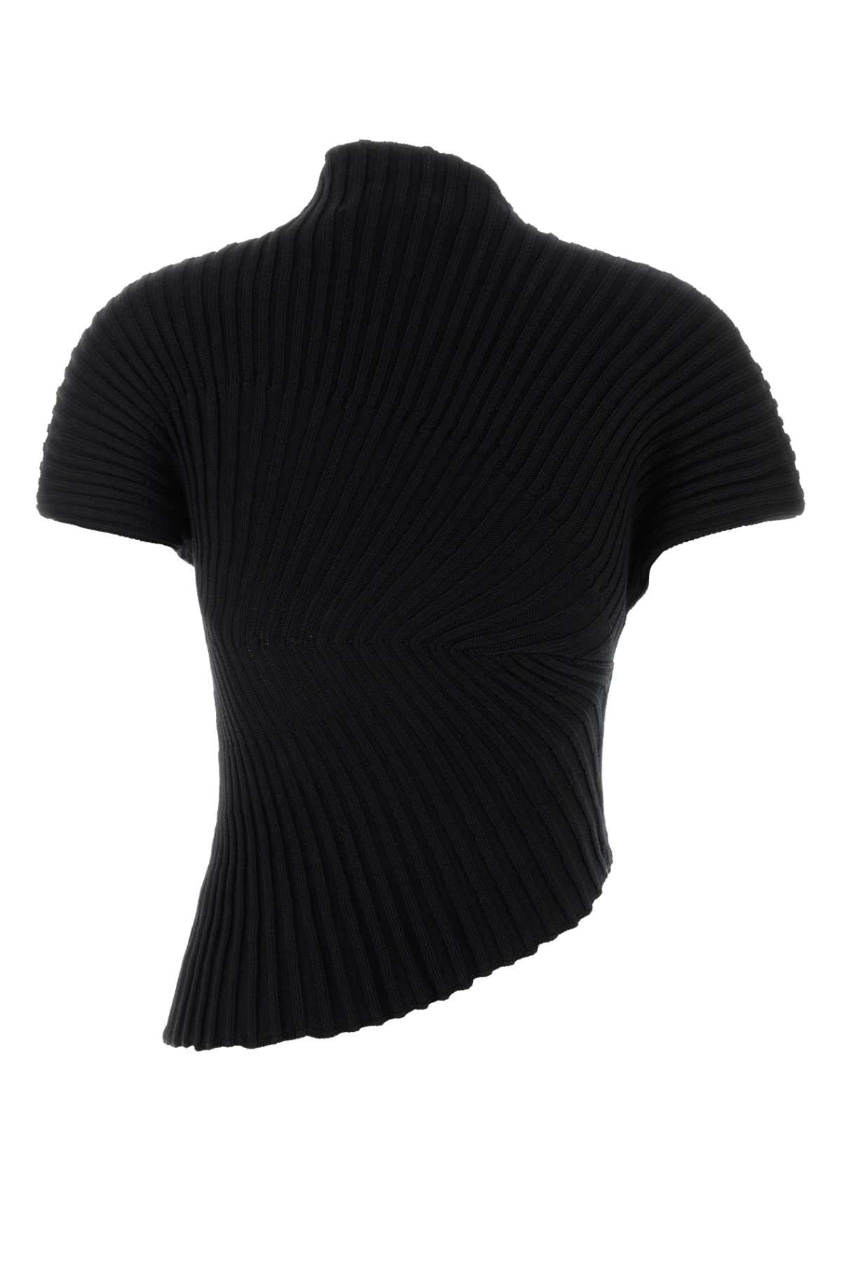 Black Cotton Annemie Top Maglie