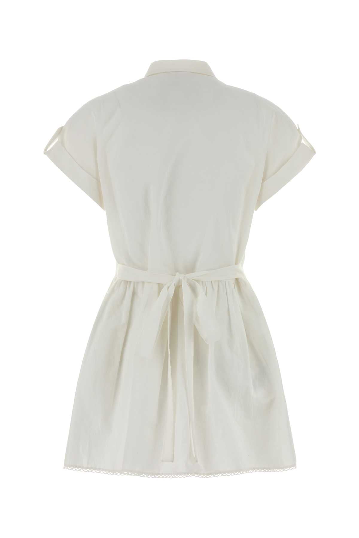 Bianco Exterior: Cotton Linen Abiti