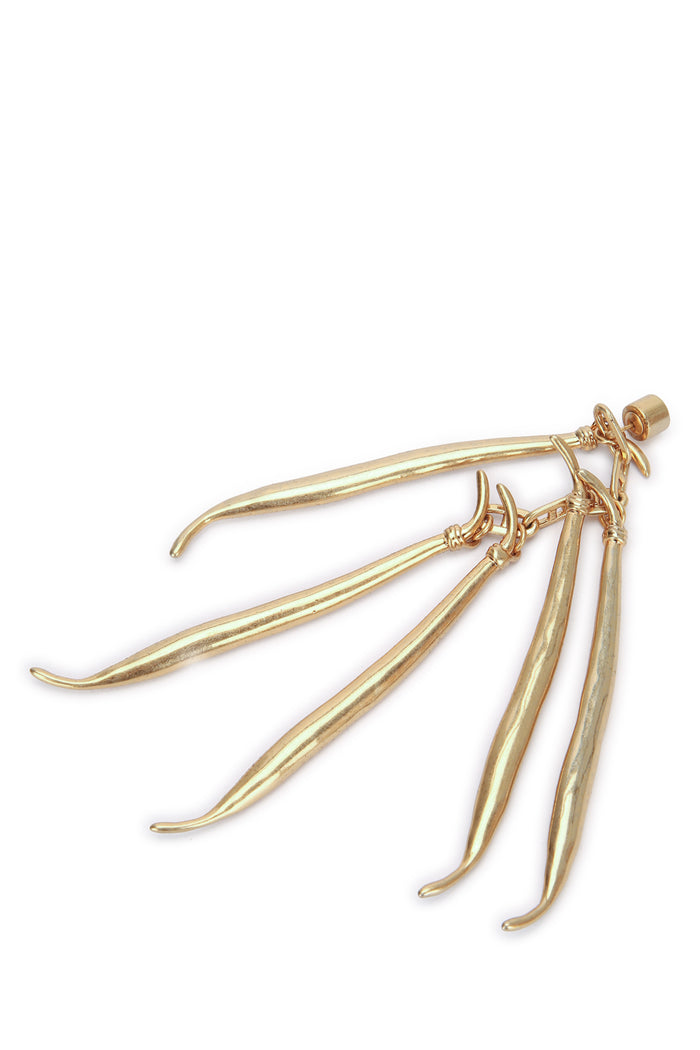 Les Boucles Haricots Gold Principal:brass Aluminium Orecchini