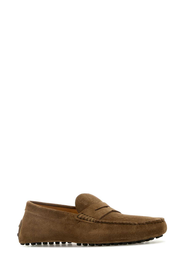 Brown Suede Loafers Nocechiaro Mocassini