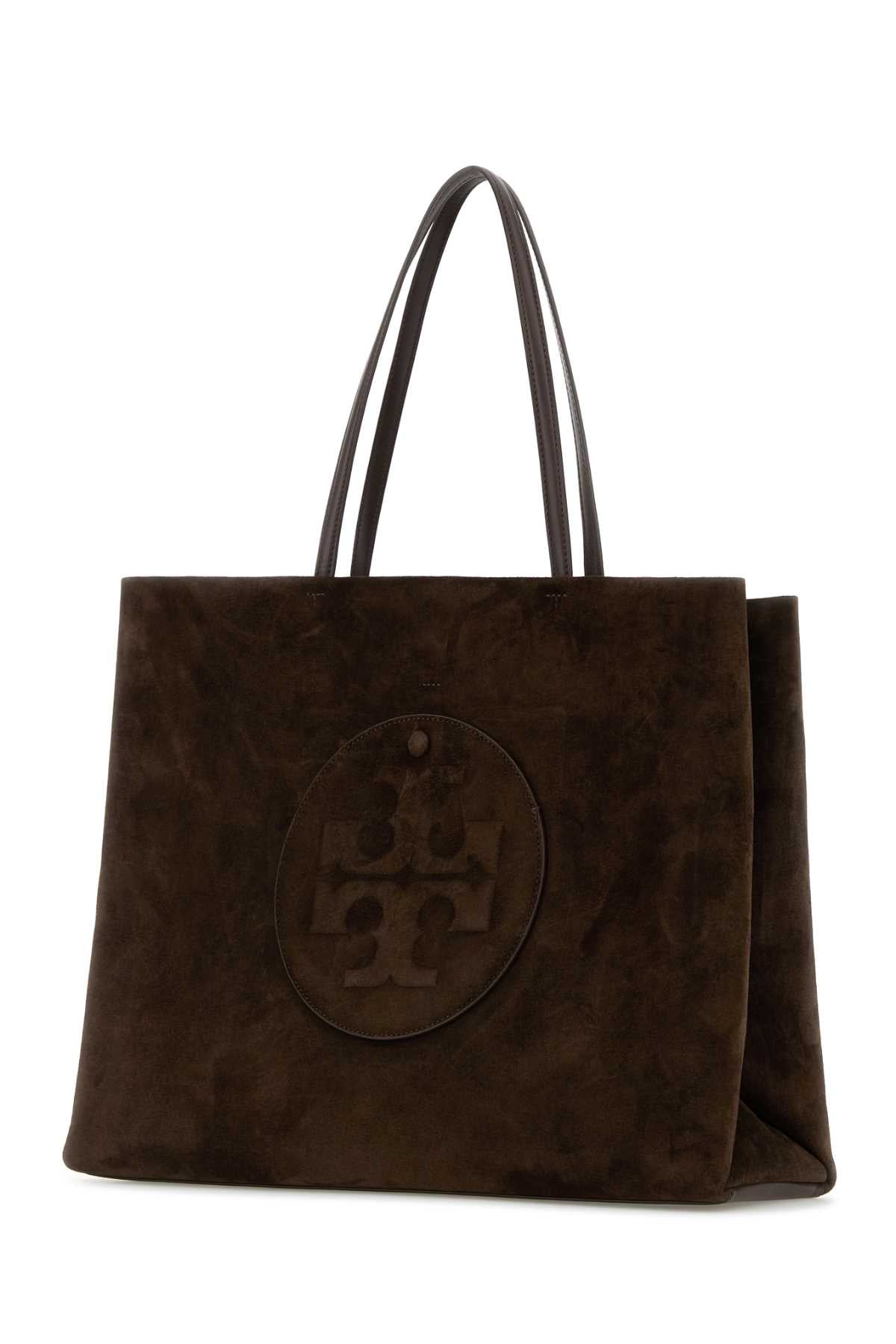 Brown Suede Ella Shopping Bag 200 Borse A Mano