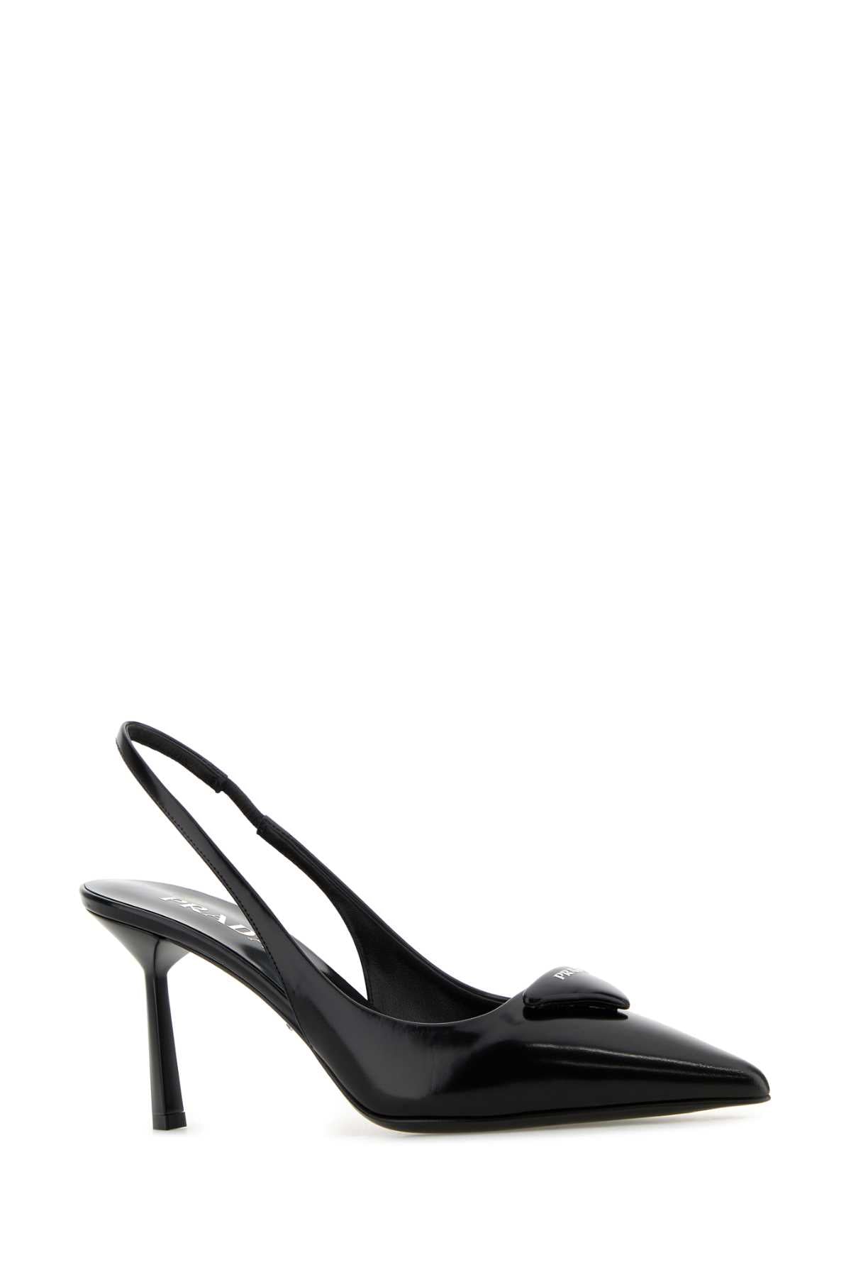Nero Vitello Scarpe Con Tacco