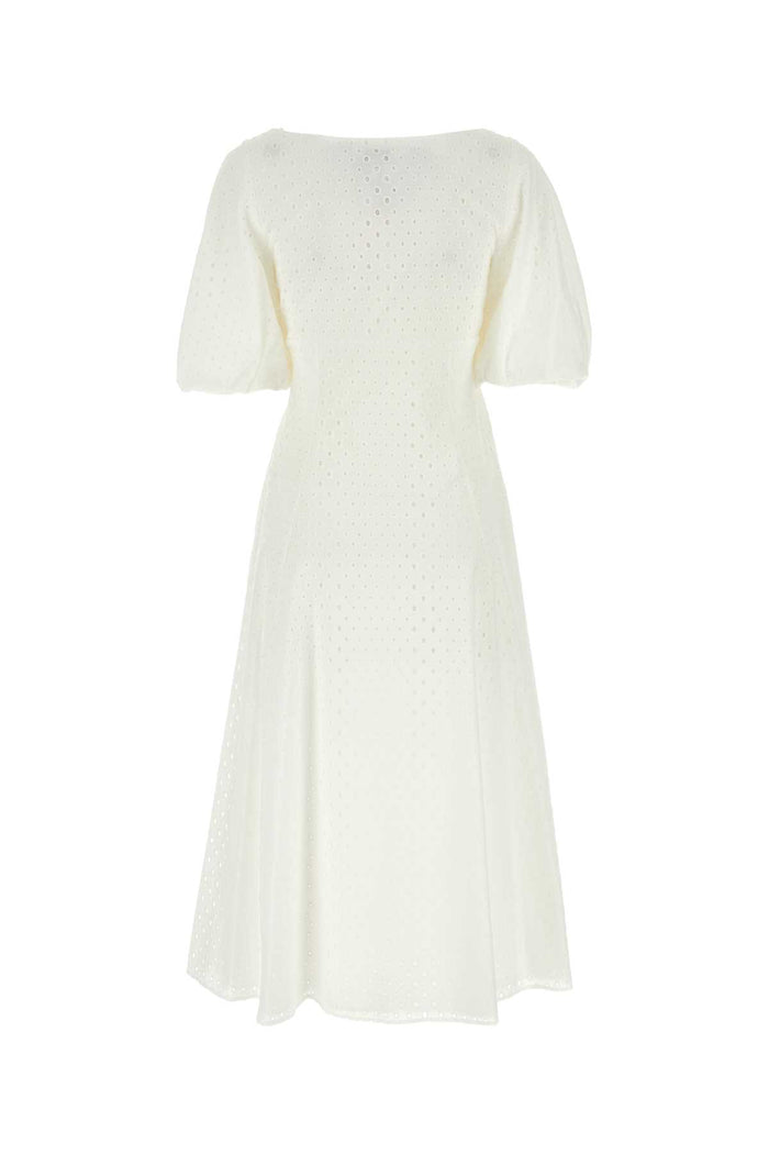 White Broderie Anglaise Dress 02 Abiti