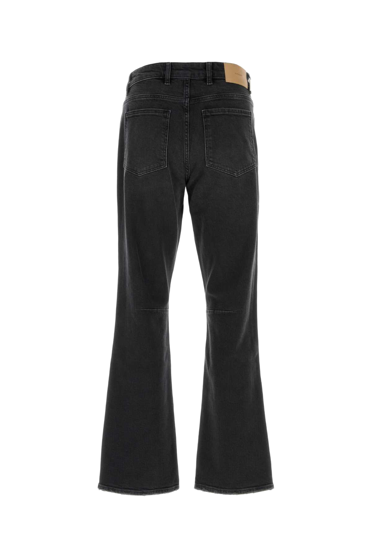 Black Stretch Denim Jeans Agedblack Exterior: Cotton Elastane