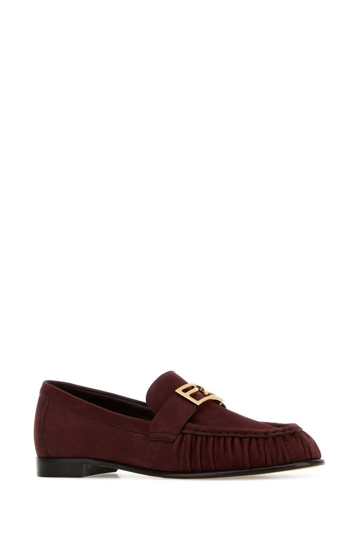 Chocolate Suede Loafers Plum Mocassini