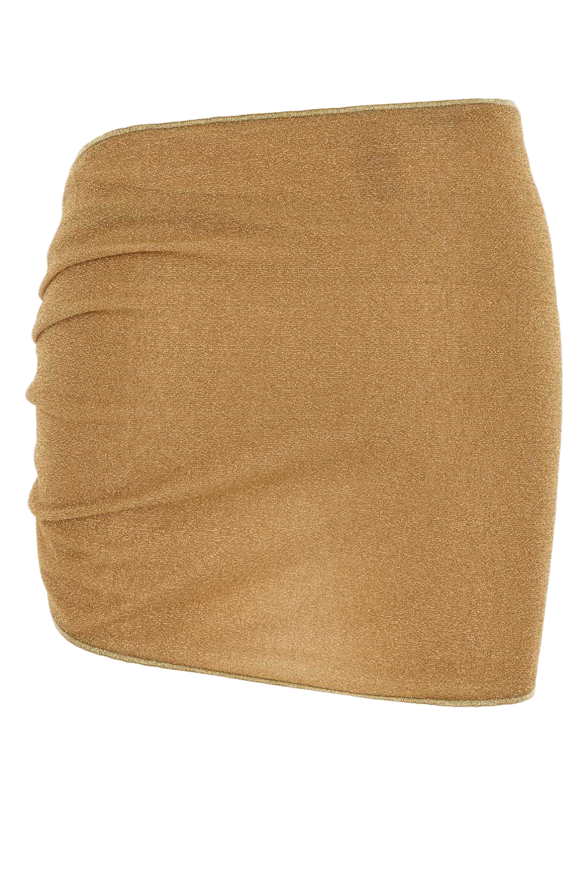 Gold Nylon Blend Lumiere Sarong Costumi Da Bagno