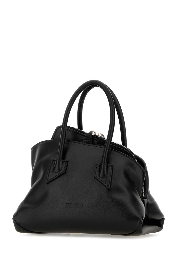 Black Leather Mini La Passeggiata Handbag Borse A Mano