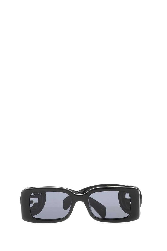 Black Acetate Sunglasses Grey Exterior: Occhiali Da Sole
