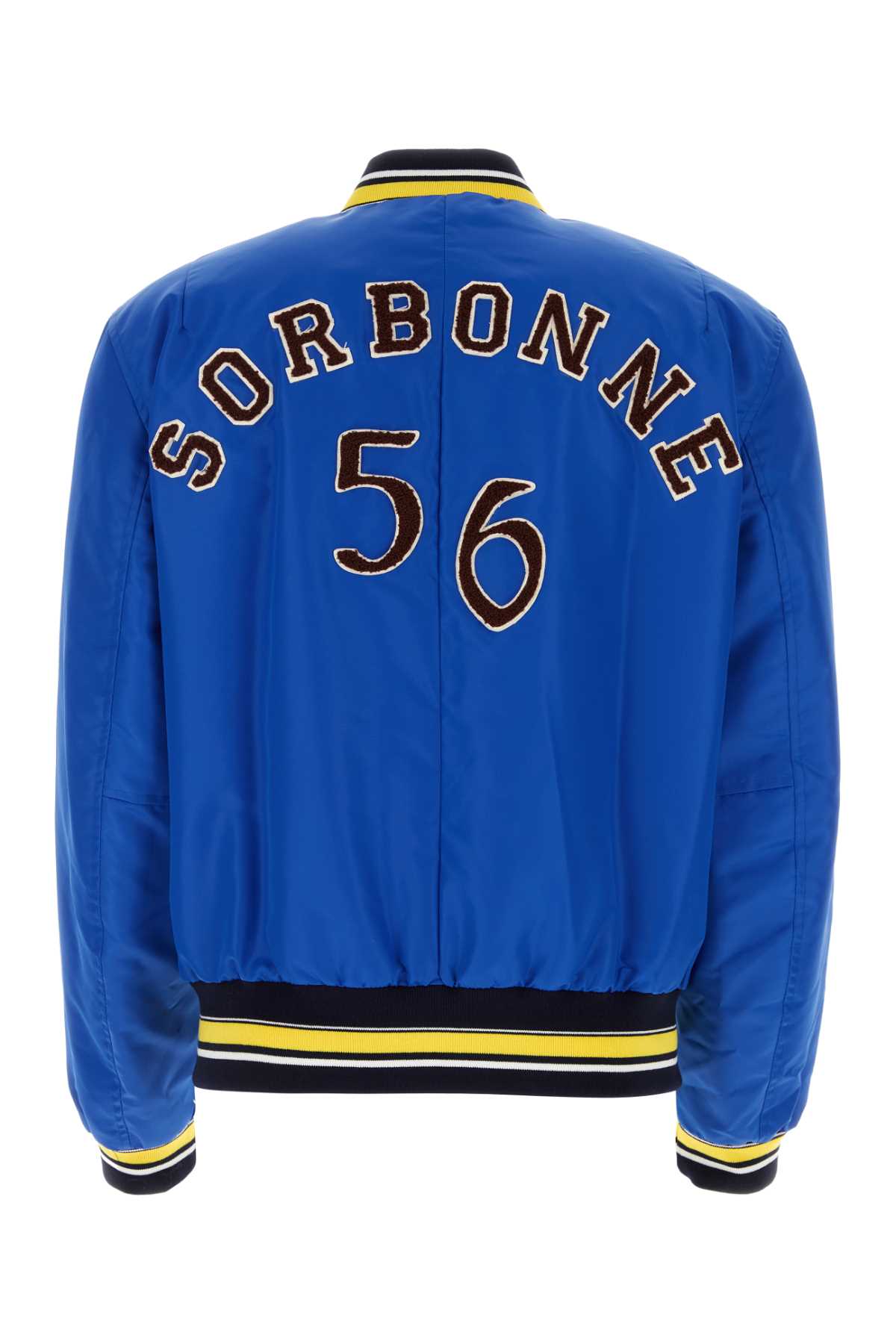 Electric Blue Nylon Sorbonne 56 Bomber Jacket Giubbini