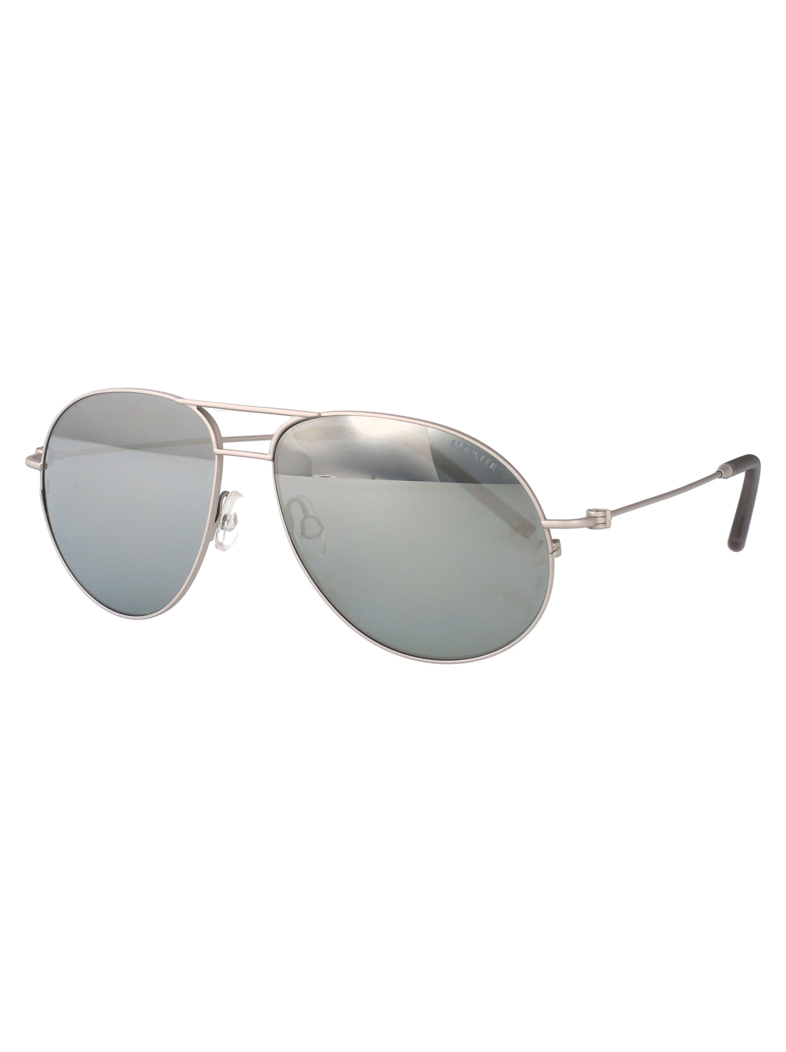 Flyze Matte Silver Metal Sunglasses