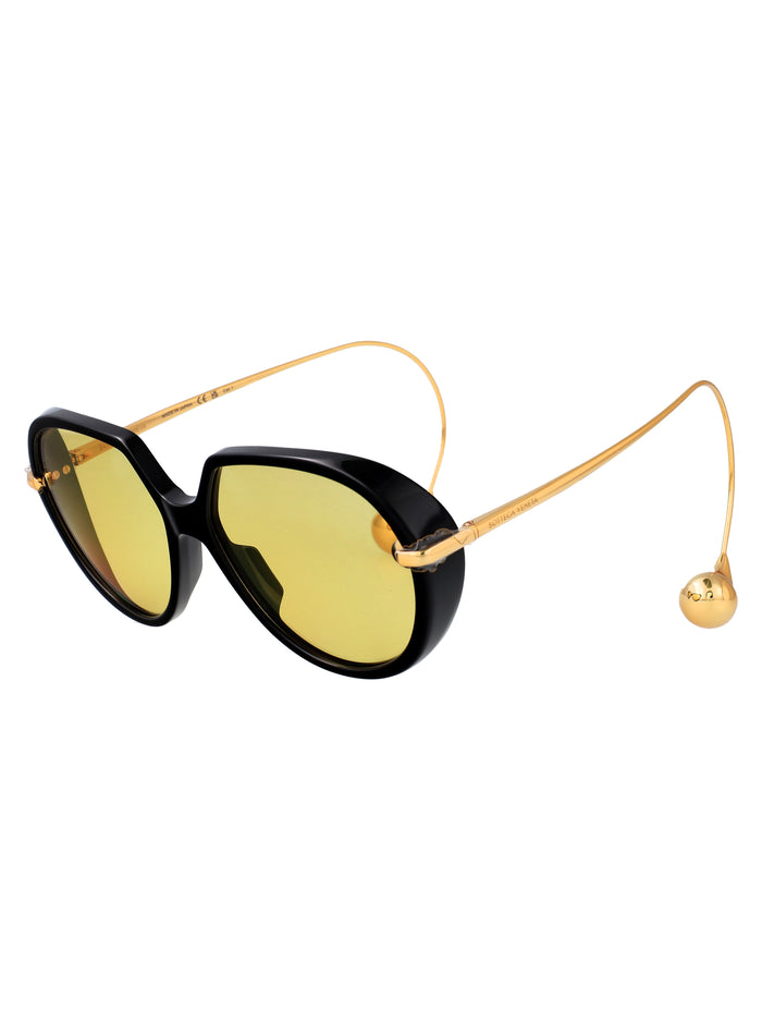 Bv1436s Black-gold-yellow Recycled Acetate Sunglasses