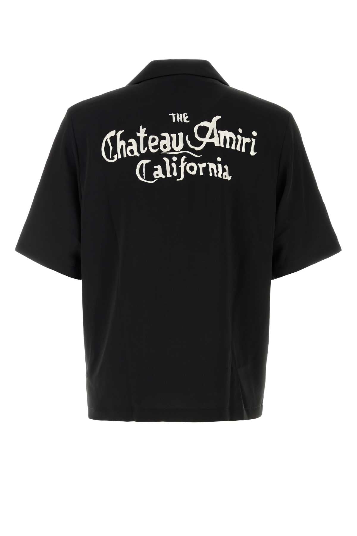 Black Jersey Shirt Exterior: Polyester Camicie
