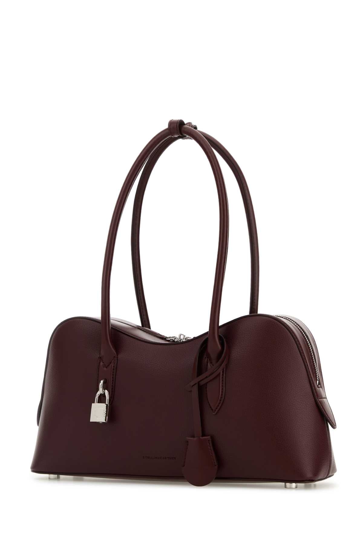 Burgundy Synthetic Leather Ryder Medium Shoulder Bag Bordeaux Borse A Mano