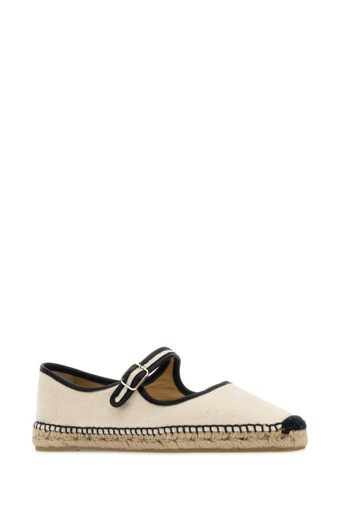 Ivory Canvas Padua Espadrilles Crudo Espadrillas